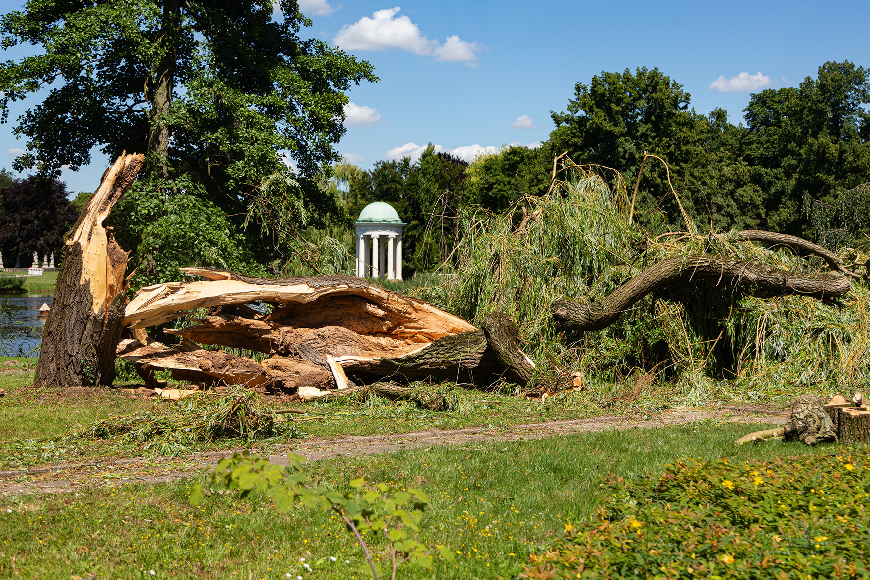 Unwetterschäden in Markkleeberg Unwetter