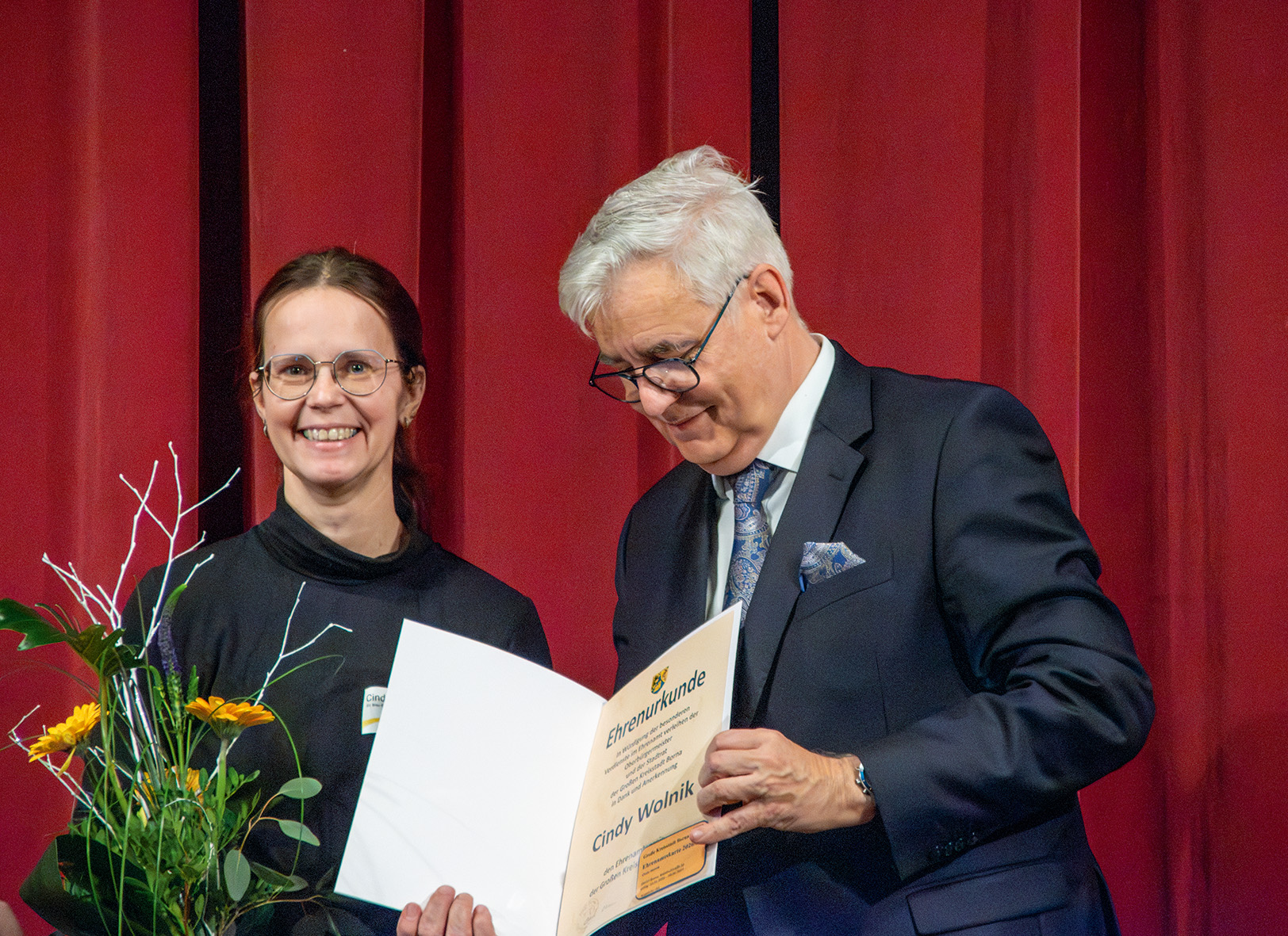 Archiv: Verleihung des Ehrenamtspreises zum Neujahrsempfang 2026
